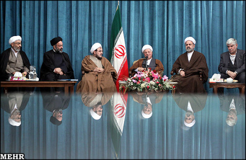 Rafsanjani-with-Shiite-Clerics2